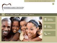 Tablet Screenshot of hennikerfamilydental.com